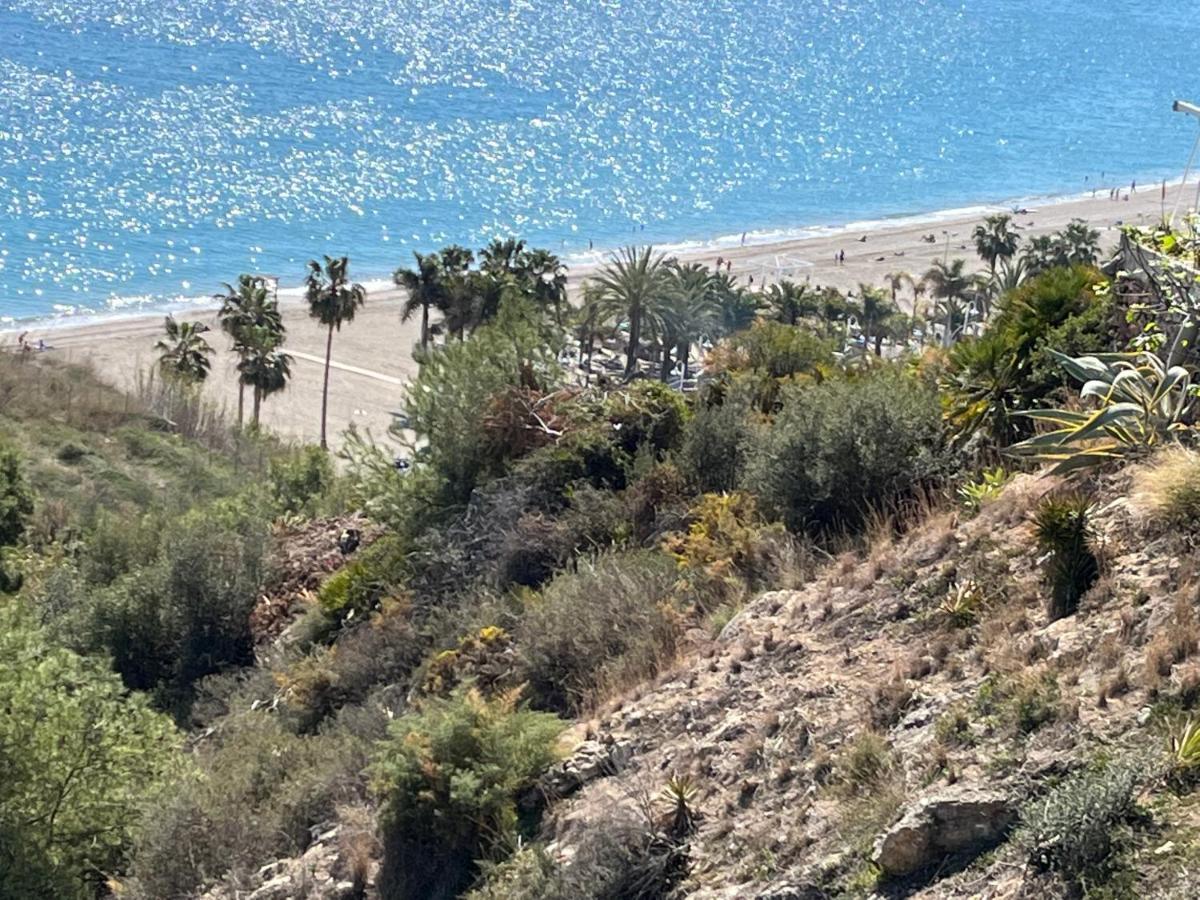 Delightful Burriana House With Magnificent Beach & Sea Views. Nerja Eksteriør billede